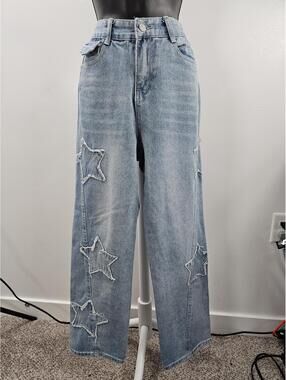 Star Patch Y2K Jeans